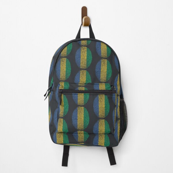 Item preview, Gabon Flag Distressed designed and sold by rafaeltto.