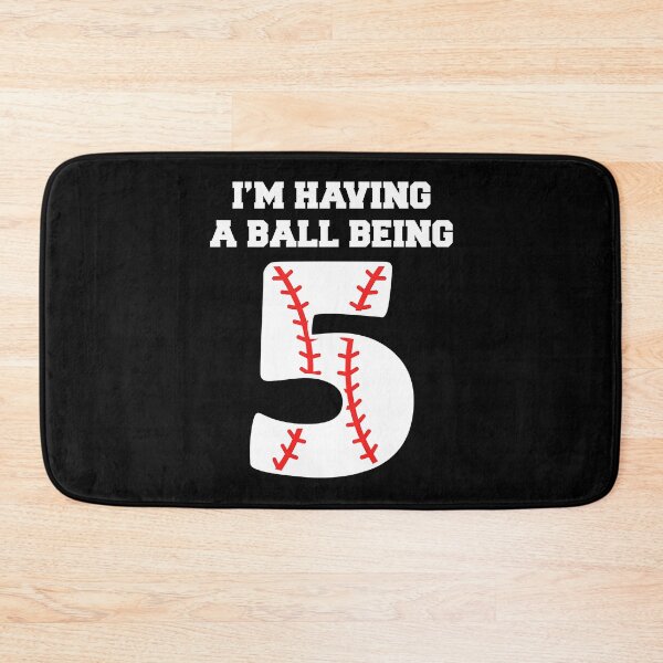 Item preview, I'm Having A Ball Being 5 Kids 5 Year Old Baseball Birthday 5th Birthday Gift designed and sold by MichelSorour.