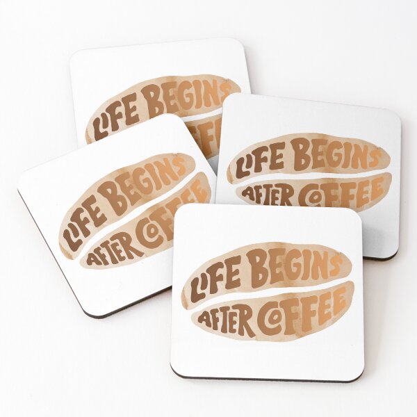 Item preview, Life begins after Coffee | Coffee Beans | Coffee obsessed  designed and sold by Yellow Coffee.