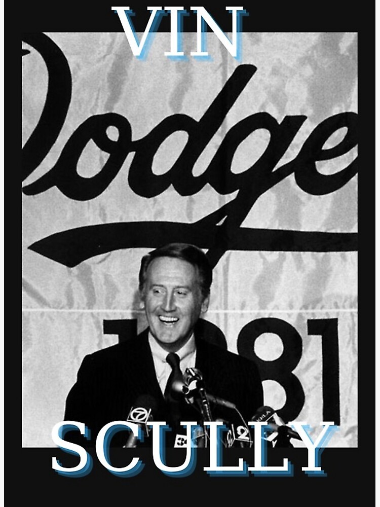 Disover Scully Dodgers Classic Premium Matte Vertical Poster