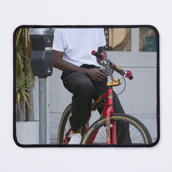 Item preview, Rapper On Bicyle On The Corner City - Aesthetic Poster designed and sold by retnec456.