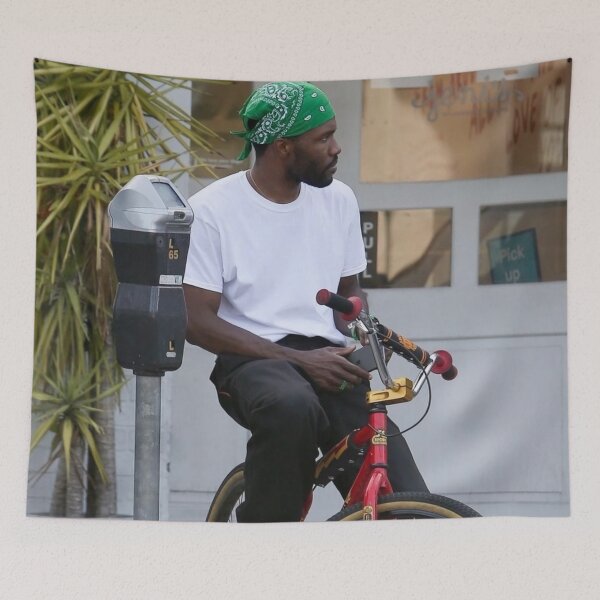 Item preview, Rapper On Bicyle On The Corner City - Aesthetic Poster  designed and sold by retnec456.