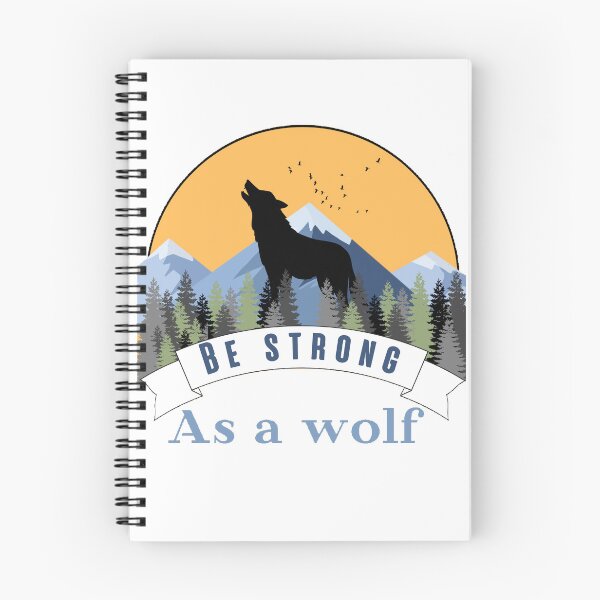 Item preview, Be strong as a wolf t-shirt  designed and sold by T-ShirtIn85.