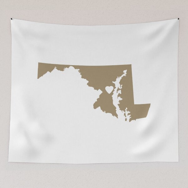 Item preview, Maryland Love in Mocha designed and sold by Maren Misner.