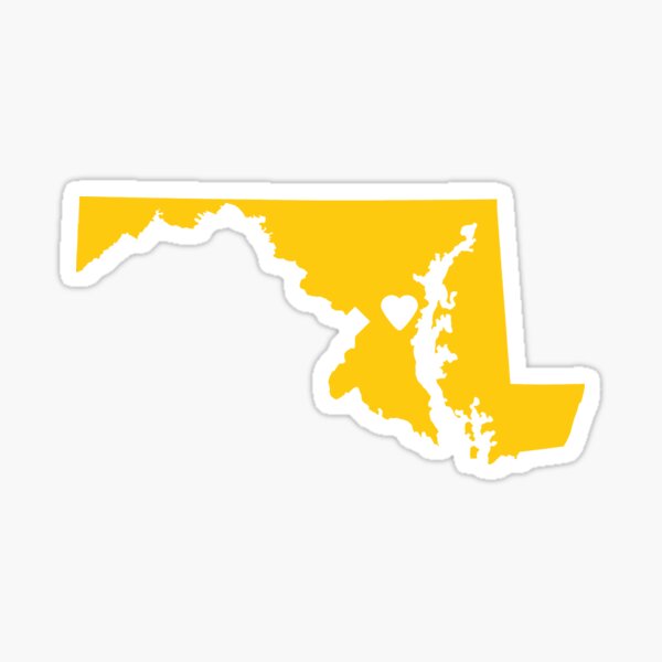 Item preview, Maryland Love in Mustard designed and sold by Maren Misner.