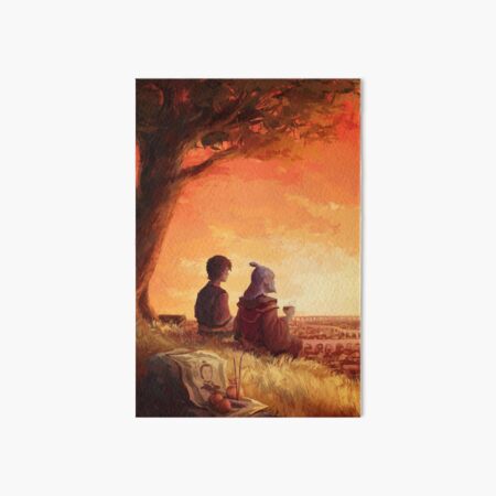 Vista previa del artículo con la obra «Angg disfruta del atardecer», diseñado y vendido por Ileanafiore.