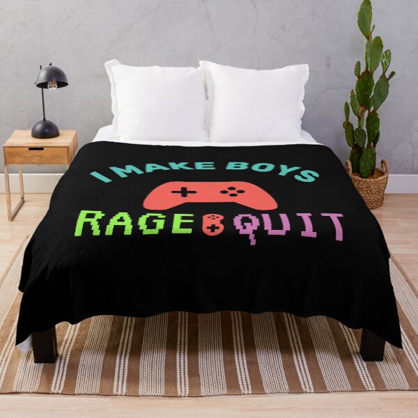 Item preview, I Make Boys Rage Quit - Warning! I Make Boys Rage Quit designed and sold by BopleDesigns.
