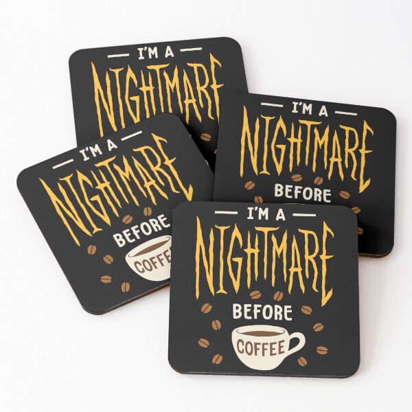 Item preview, I'm a Nightmare Before Coffee designed and sold by Zagach Letters.