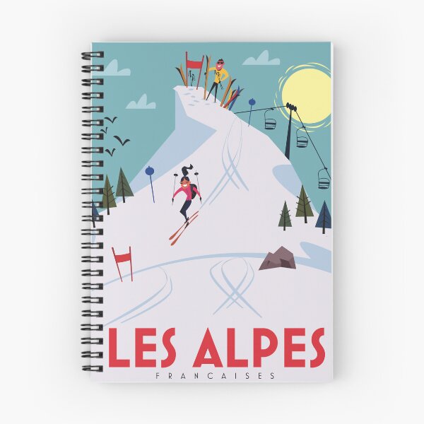Item preview, Les Alpes poster designed and sold by GAGodel.