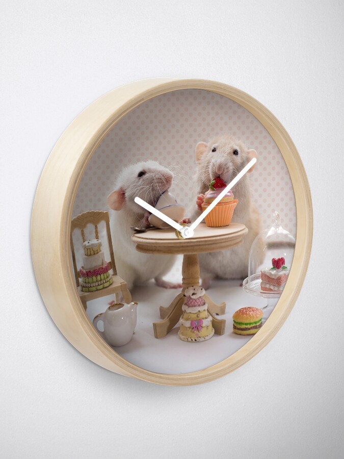 Alternate view of Tea and cake party Clock