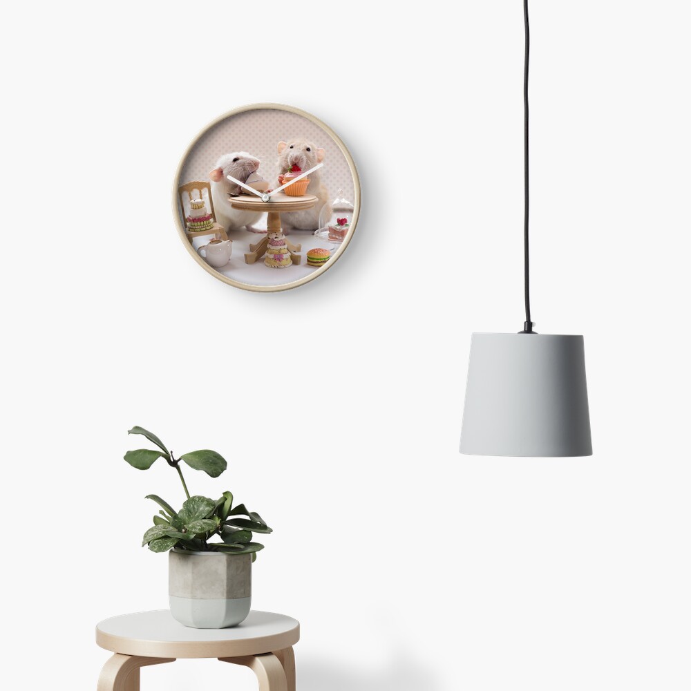 Tea and cake party Clock