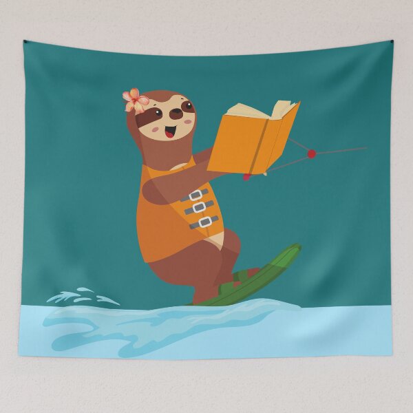 Item preview, The Jetski Book Sloth designed and sold by tmdaliggr.