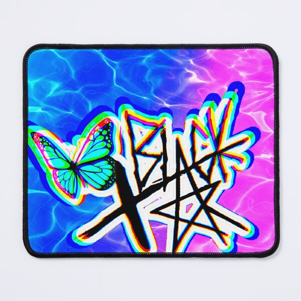 Item preview, xBLACKSTAR PURPLE AND BLUE OCEAN WAVES designed and sold by xBLACKSTAR.
