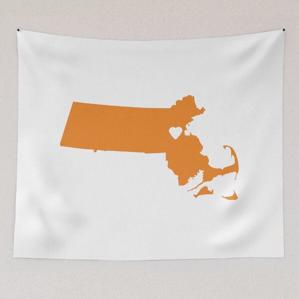 Item preview, Massachusetts Love in Orange designed and sold by Maren Misner.