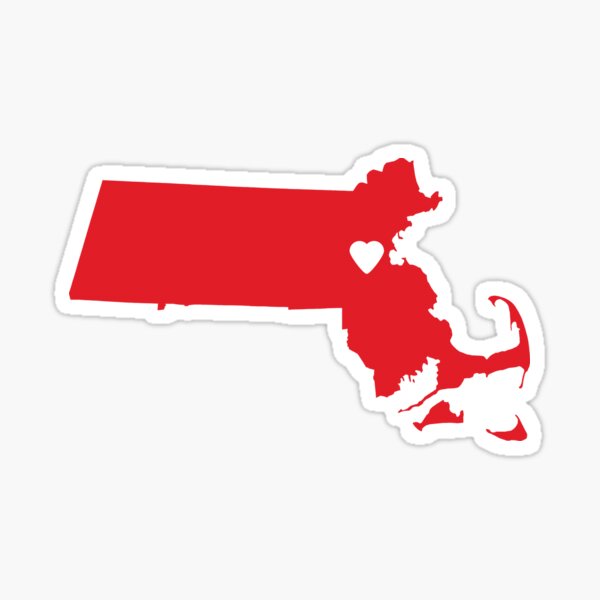 Item preview, Massachusetts Love in Red designed and sold by Maren Misner.