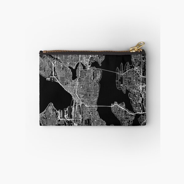 Item preview, Seattle Black Map designed and sold by multiplicitymap.