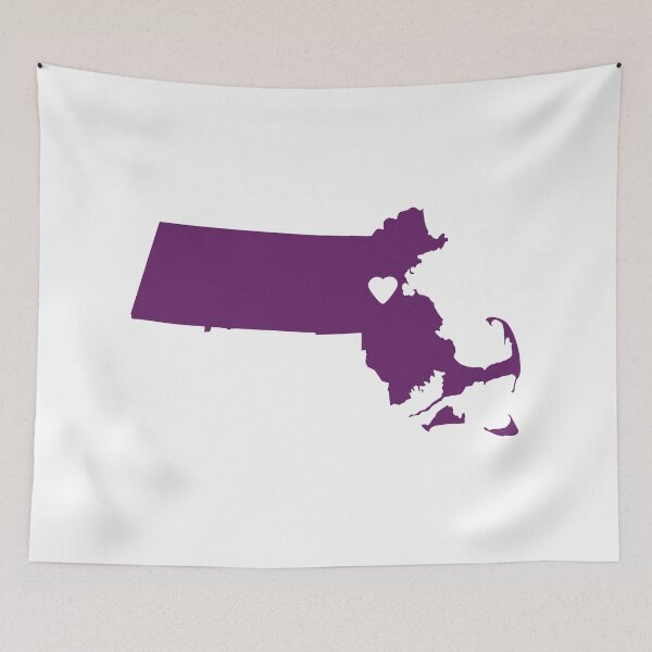 Item preview, Massachusetts Love in Purple designed and sold by Maren Misner.