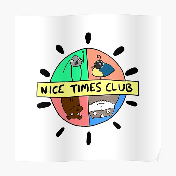 Nice Times Club Logo Poster