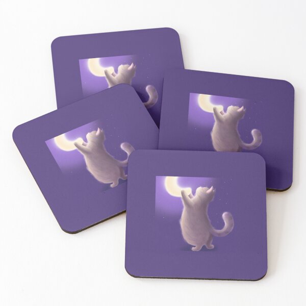 Item preview, Cat Reaching for Moon designed and sold by CodeVision.