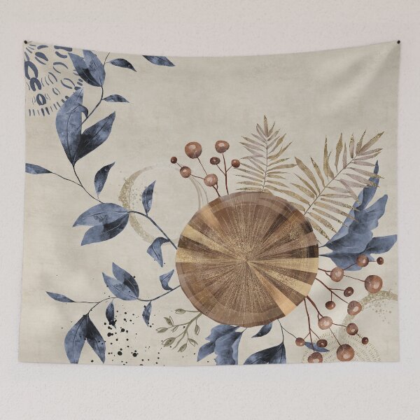 Item preview, Blue Art Deco 1 designed and sold by simplydesignart.