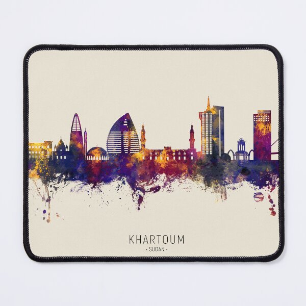 Item preview, Khartoum Sudan Skyline designed and sold by ArtPrints.