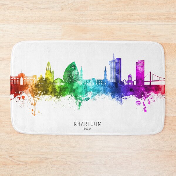 Item preview, Khartoum Sudan Skyline designed and sold by ArtPrints.