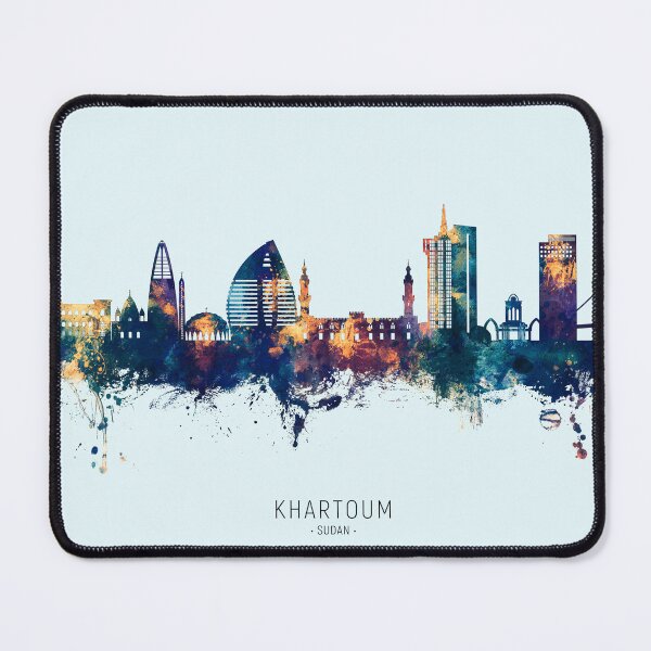 Item preview, Khartoum Sudan Skyline designed and sold by ArtPrints.