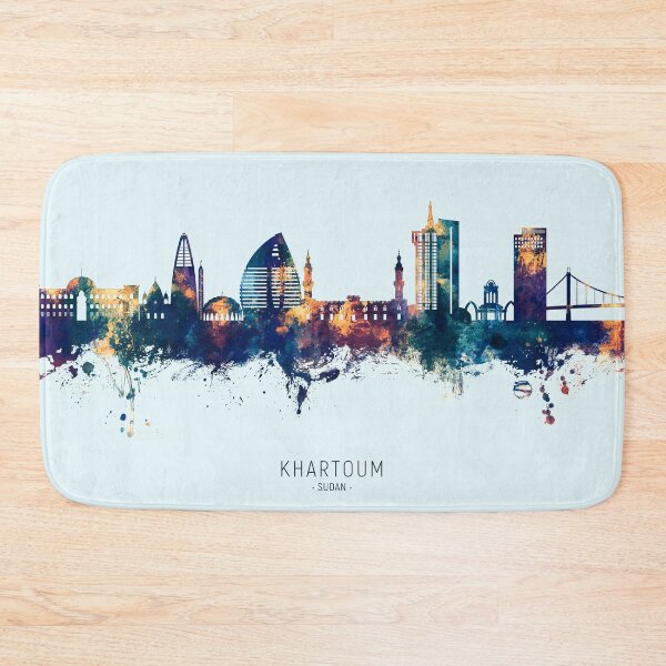 Item preview, Khartoum Sudan Skyline designed and sold by ArtPrints.
