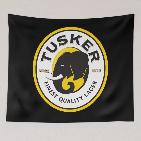 Item preview, BEST SELLER Tusker Lager Logo  designed and sold by margertiehqvl.