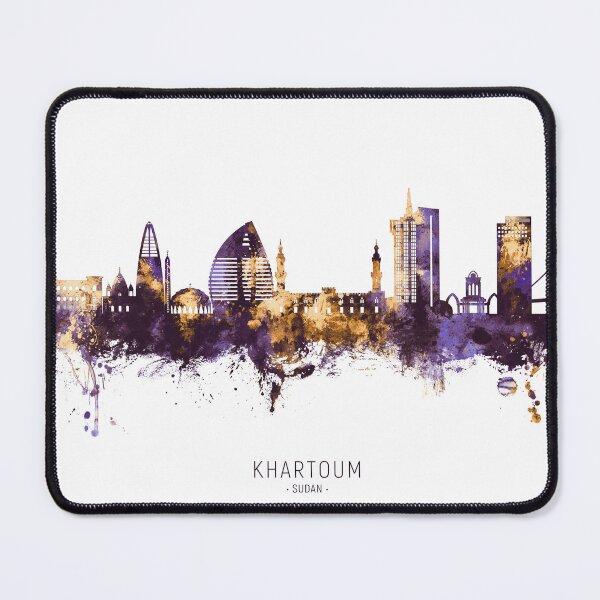 Item preview, Khartoum Sudan Skyline designed and sold by ArtPrints.