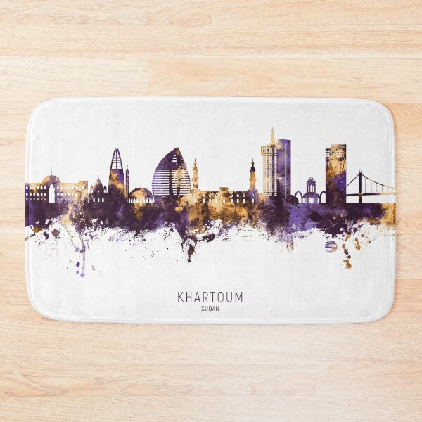 Item preview, Khartoum Sudan Skyline designed and sold by ArtPrints.