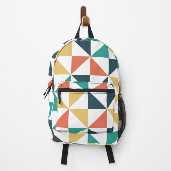 Item preview, Colorful Triangle Seamless Pattern designed and sold by JenTrinhArt.