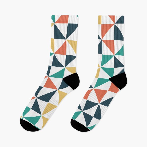 Item preview, Colorful Triangle Seamless Pattern designed and sold by JenTrinhArt.