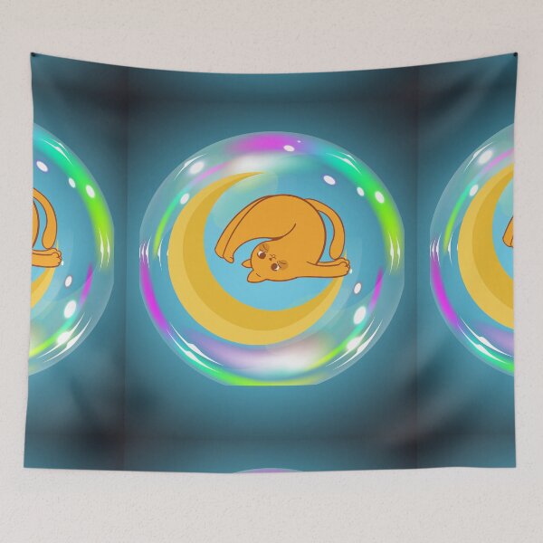 Item preview,    HALF MOON YOGA POSE WITH CAT designed and sold by marie1919.