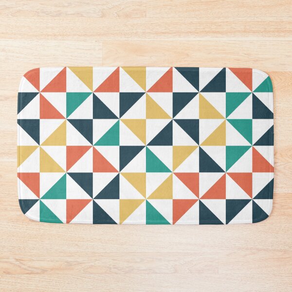 Item preview, Colorful Triangle Seamless Pattern designed and sold by JenTrinhArt.