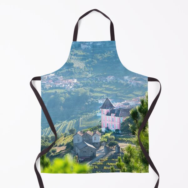 Item preview, Pink house in the vineyards of the Douro region, Portugal designed and sold by bookofwandering.