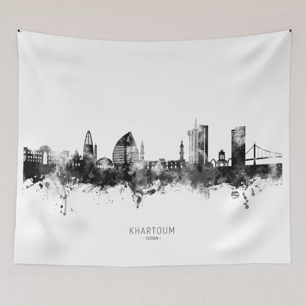 Item preview, Khartoum Sudan Skyline designed and sold by ArtPrints.