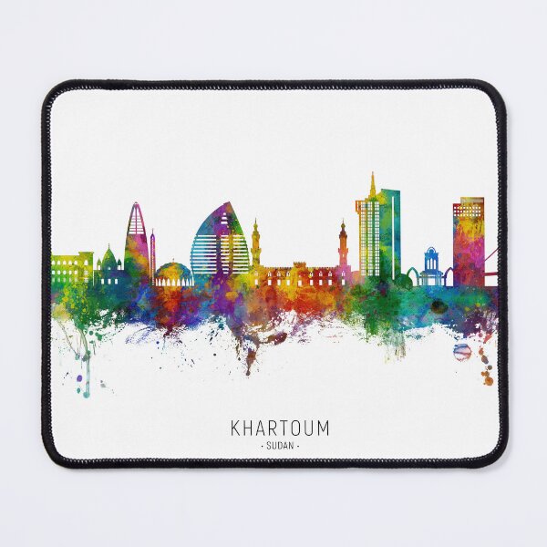 Item preview, Khartoum Sudan Skyline designed and sold by ArtPrints.