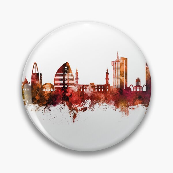 Item preview, Khartoum Sudan Skyline designed and sold by ArtPrints.
