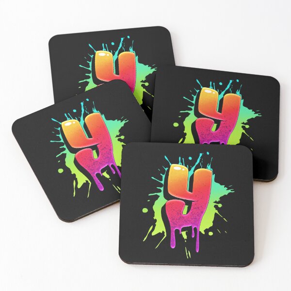 Item preview, Graffiti Letters Y Letter Colorful Paint Splash Style designed and sold by ToTheNextLetter.