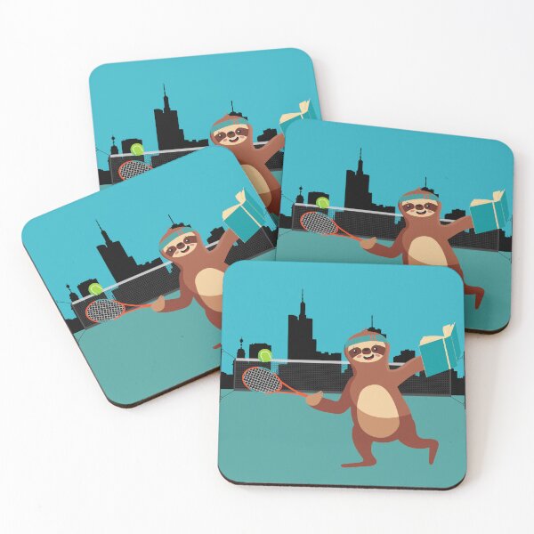 Item preview, The Tennis Book Sloth designed and sold by tmdaliggr.