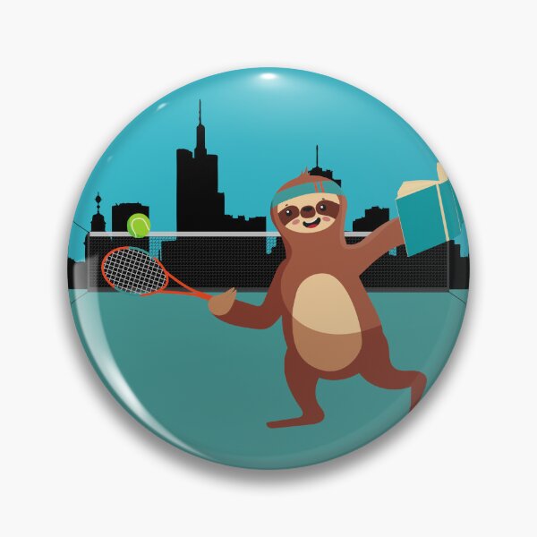Item preview, The Tennis Book Sloth designed and sold by tmdaliggr.