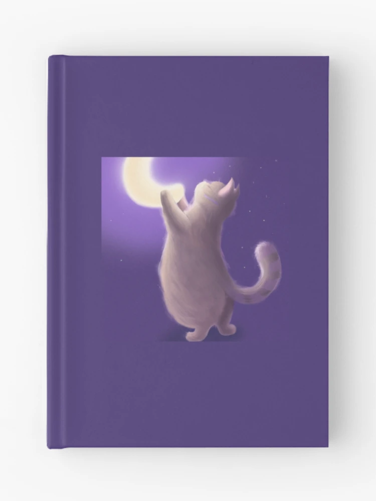 Thumbnail 1 of 3, Journal, Cat Reaching for Moon designed and sold by CodeVision.