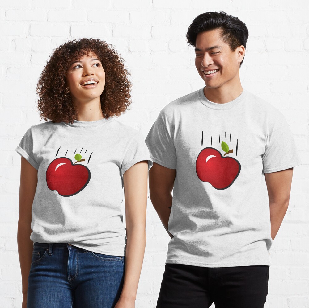 Kinder T-Shirt for Sale mit Der Apfel fällt nicht weit vom Baum: Fallender  Apfel von bobbooo