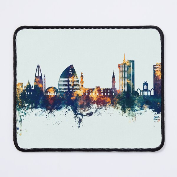 Item preview, Khartoum Sudan Skyline designed and sold by ArtPrints.