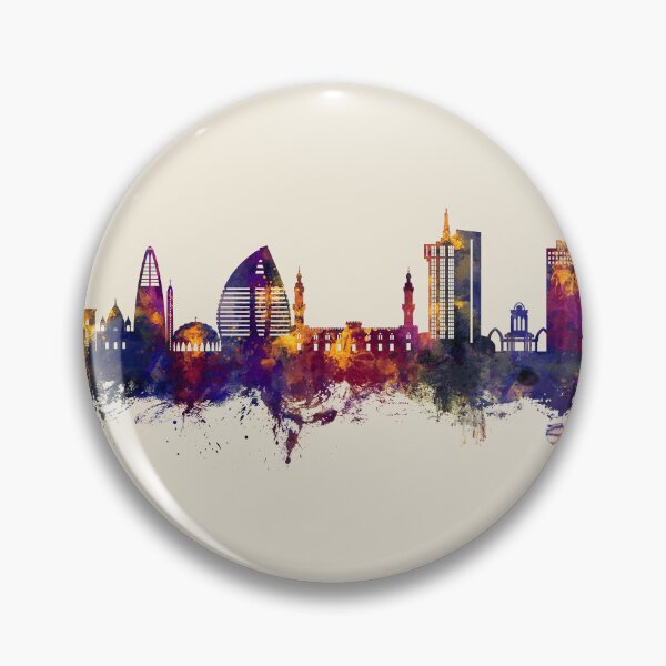 Item preview, Khartoum Sudan Skyline designed and sold by ArtPrints.