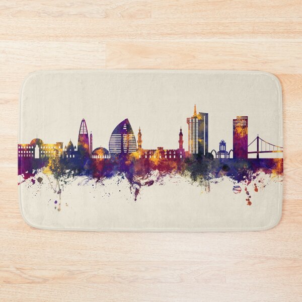 Item preview, Khartoum Sudan Skyline designed and sold by ArtPrints.