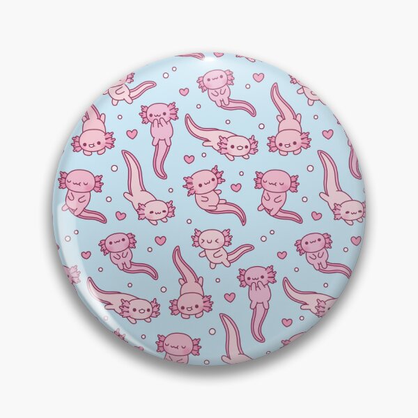 Item preview, Cute Swimming Axolotls Pattern designed and sold by rustydoodle.