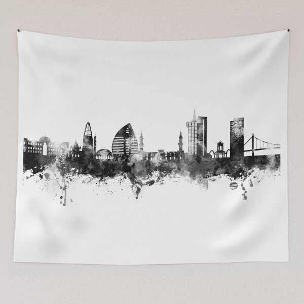 Item preview, Khartoum Sudan Skyline designed and sold by ArtPrints.
