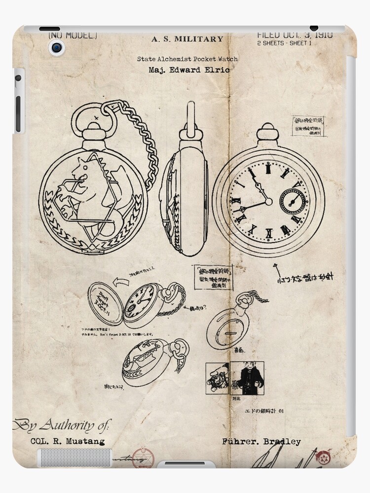 State alchemist pocket outlet watch